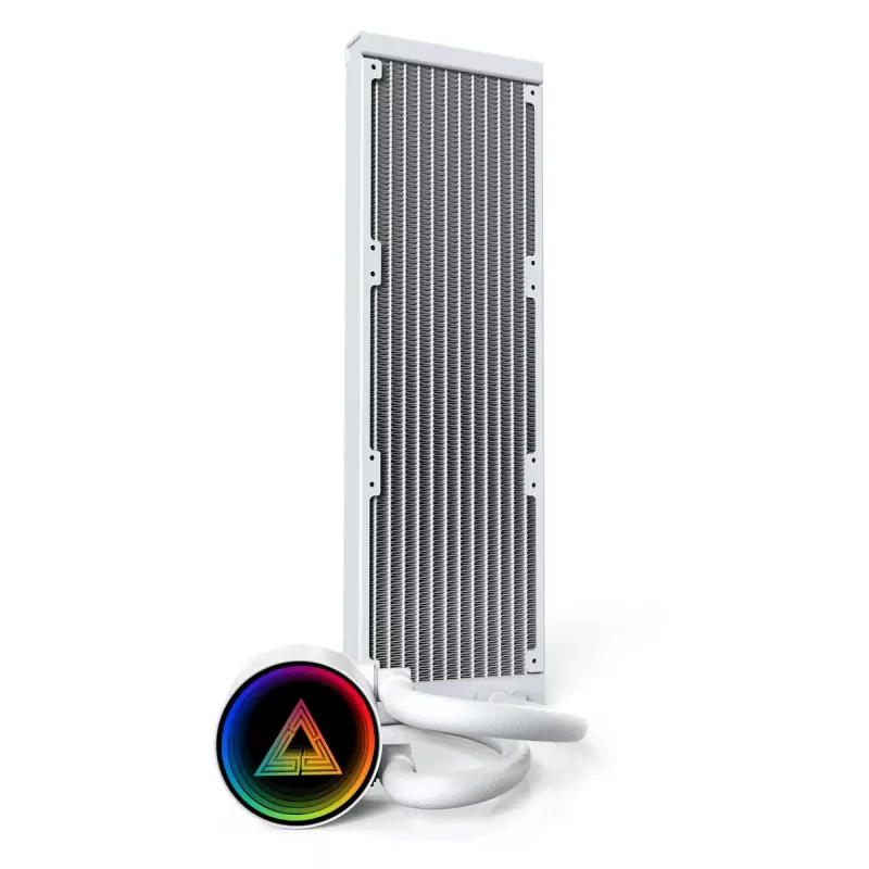 Montech LightFlow ARGB 360 refrigeración líquida todo en uno para procesador 12 cm blanco 1 ud.