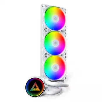 Montech LightFlow ARGB 360 refrigeración líquida todo en uno para procesador 12 cm blanco 1 ud.
