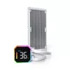 Montech HyperFlow Digital 240 refrigeración líquida todo en uno para procesador 12 cm blanco 1 ud.