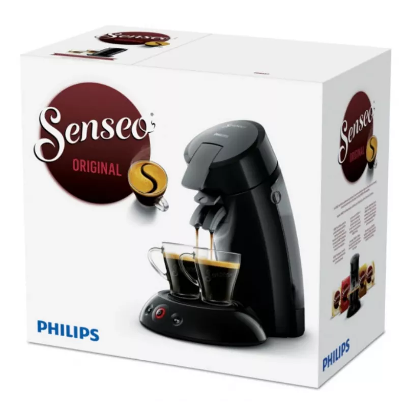 Cafetera de cápsulas Philips Senseo HD6553/67 0,7 l 2 tazas 1450 W Negra