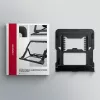 Soporte para portátil de aluminio Axagon STND-LAB tamaño 10 inch–17,3 inch. Altura y ángulo ajustables en ocho posiciones. Versión negra.
