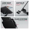 Soporte para portátil AXAGON STND-LRB — aluminio, giro 360°, para 10 inch–17,3 inch, altura ajustable hasta 26 cm, inclinación 0–180°, negro