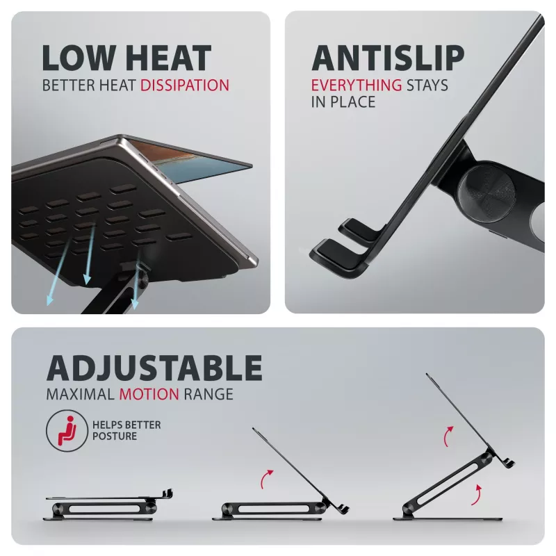 Soporte para portátil y tablet AXAGON STND-LQB para 10