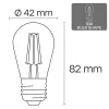 Lámpara LED VISIONAL VS-B-20 1W 100 lm 3000K, clase de eficiencia energética F