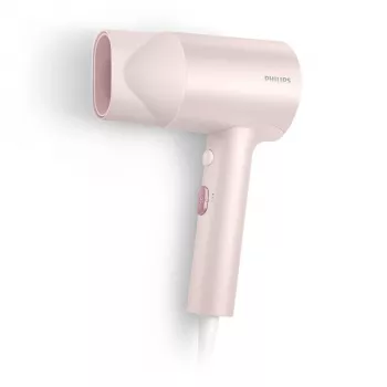 Secador de pelo Philips Serie 3000 BHD321/50, 1600 W, rosa, 2 niveles de calor/2 velocidades, iónico