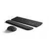 Conjunto de teclado y ratón HP Multi-Device USB/Bluetooth PR585C con reposamuñecas, negro, ratón incluido