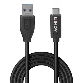 Cable USB Lindy 36972 USB 3.2 Gen 2 (3.1 Gen 2) 1,5 m USB A USB C Negro