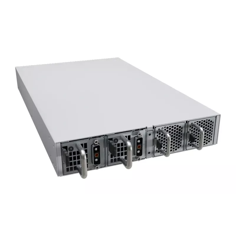 Switch de red MikroTik CRS804-4DDQ-HRM — 10G Ethernet RJ-45 2 puertos, consola RJ-45, gris