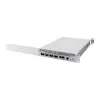 Switch de red MikroTik CRS804-4DDQ-HRM — 10G Ethernet RJ-45 2 puertos, consola RJ-45, gris