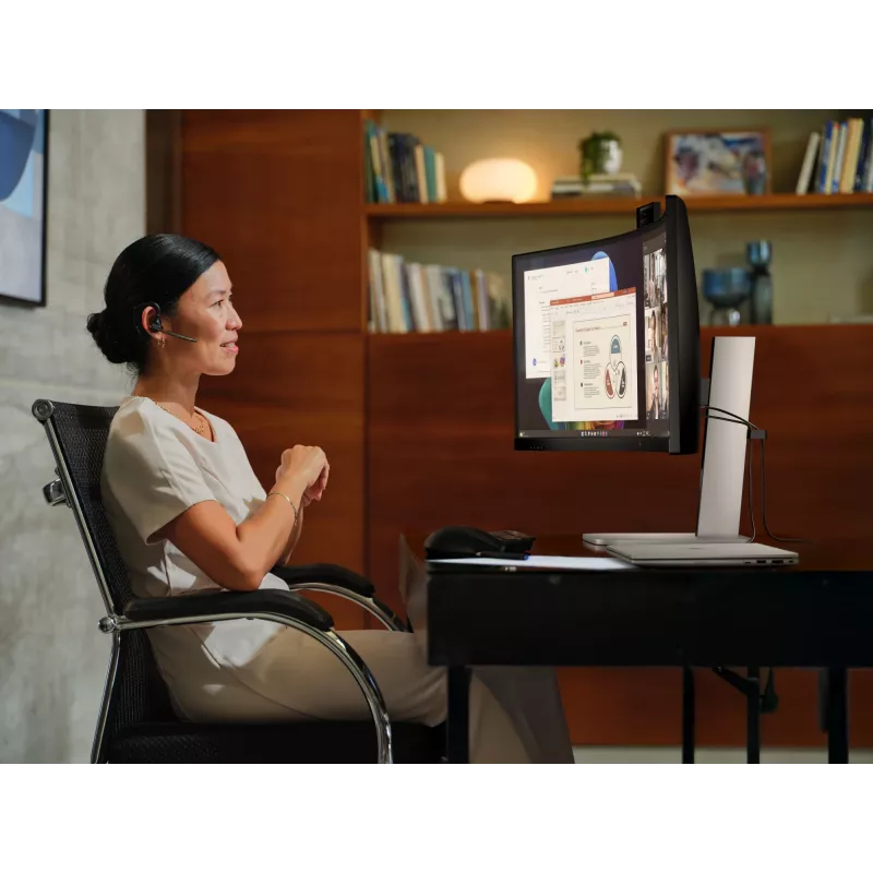 Monitor de conferencia HP Series 5 Pro 49 inch DQHD - 549pm, 124,5 cm (49 inch), 5120 x 1440 píxeles, Dual QHD, LCD, 5 ms, Negro