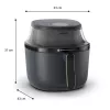 Freidora de aire Philips 3000 Serie NA330/00 — 6,2 l, 1700 W, táctil LED, negra