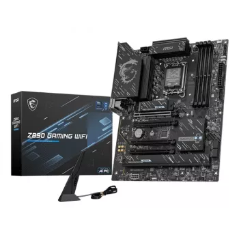 Placa base MSI Z890 Gaming WiFi — Intel Z890 ATX, LGA1851 (S1851), DDR5, 4x DIMM, Wi-Fi 7, 2.5GbE, 3x M.2
