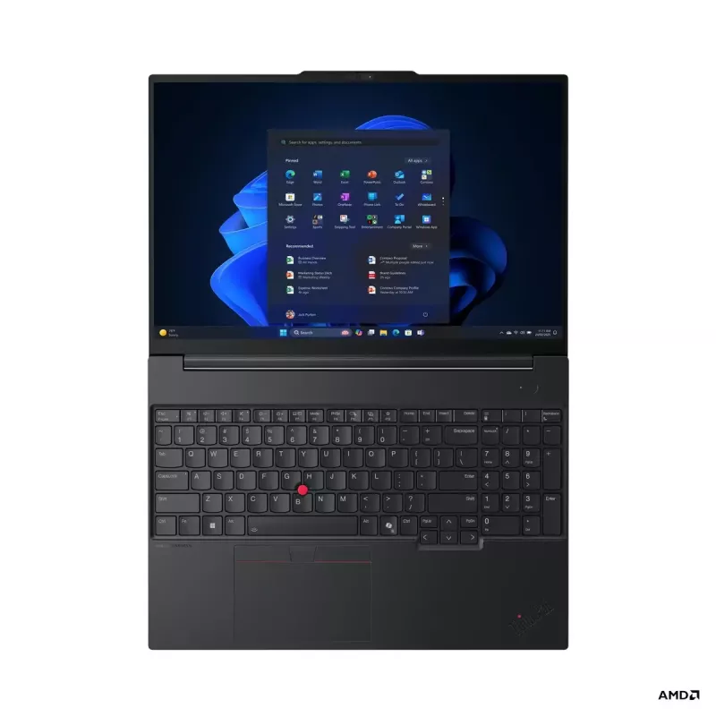 Lenovo ThinkPad E16 Gen 3 AMD | Negro | 16 pulgadas | IPS | WUXGA | 1920 x 1200 píxeles | Antirreflejo | AMD Ryzen 7 | 250 | 16 GB | SODIMM DDR5 | Capacidad SSD 512 GB | Gráfica AMD Radeon 780M | Windows 11 Pro | 802.11ax | Bluetooth 5.3 | Idioma del teclado Inglés | Retroiluminación del teclado | Garantía 36 meses | Garantía de batería 12 meses