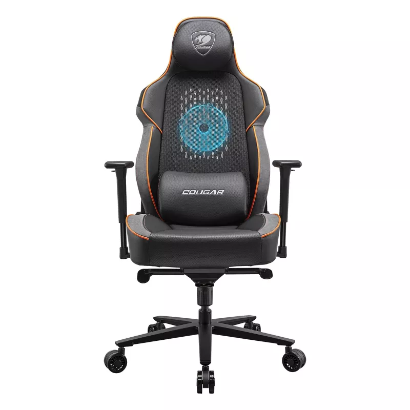 Silla gaming COUGAR Gaming NxSys Aero Asiento duro Negro/Naranja