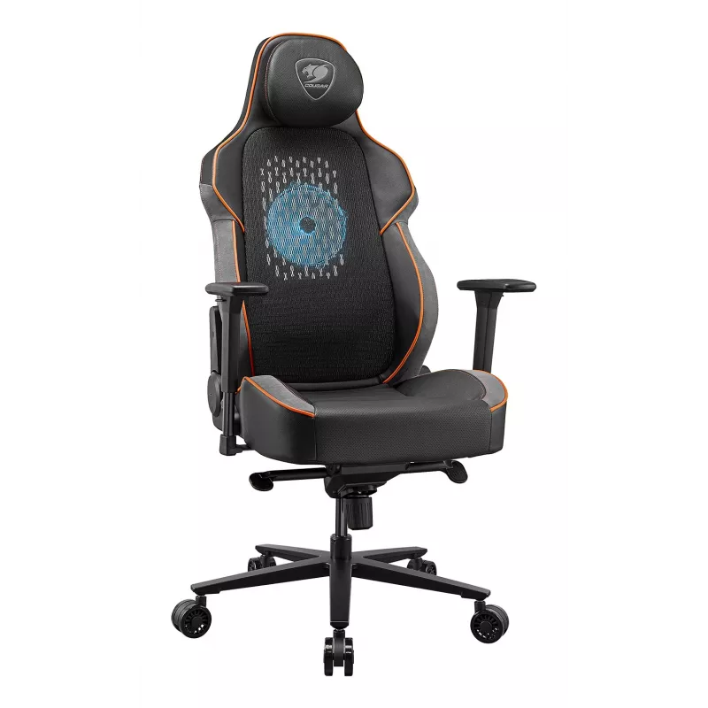 Silla gaming COUGAR Gaming NxSys Aero Asiento duro Negro/Naranja