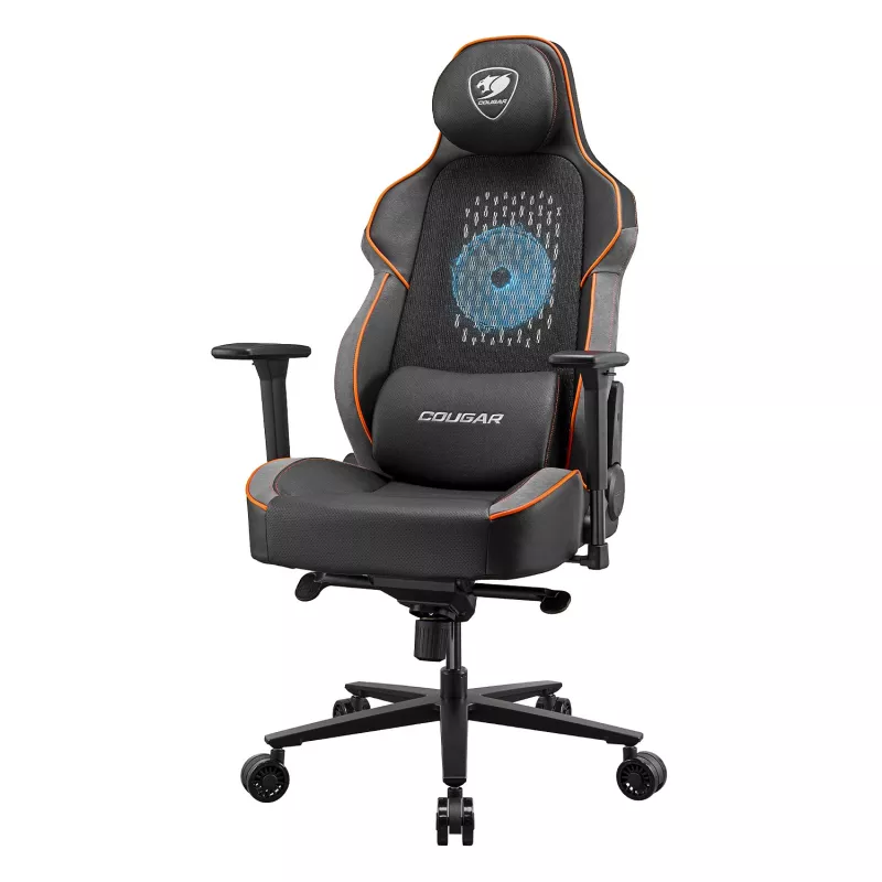 Silla gaming COUGAR Gaming NxSys Aero Asiento duro Negro/Naranja