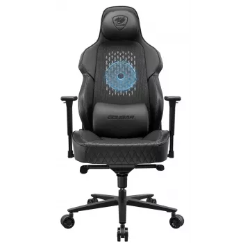 COUGAR CGR-ARP-BLB Silla gaming universal Asiento acolchado Negro, Naranja