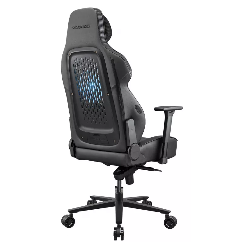 COUGAR CGR-ARP-BLB Silla gaming universal Asiento acolchado Negro, Naranja