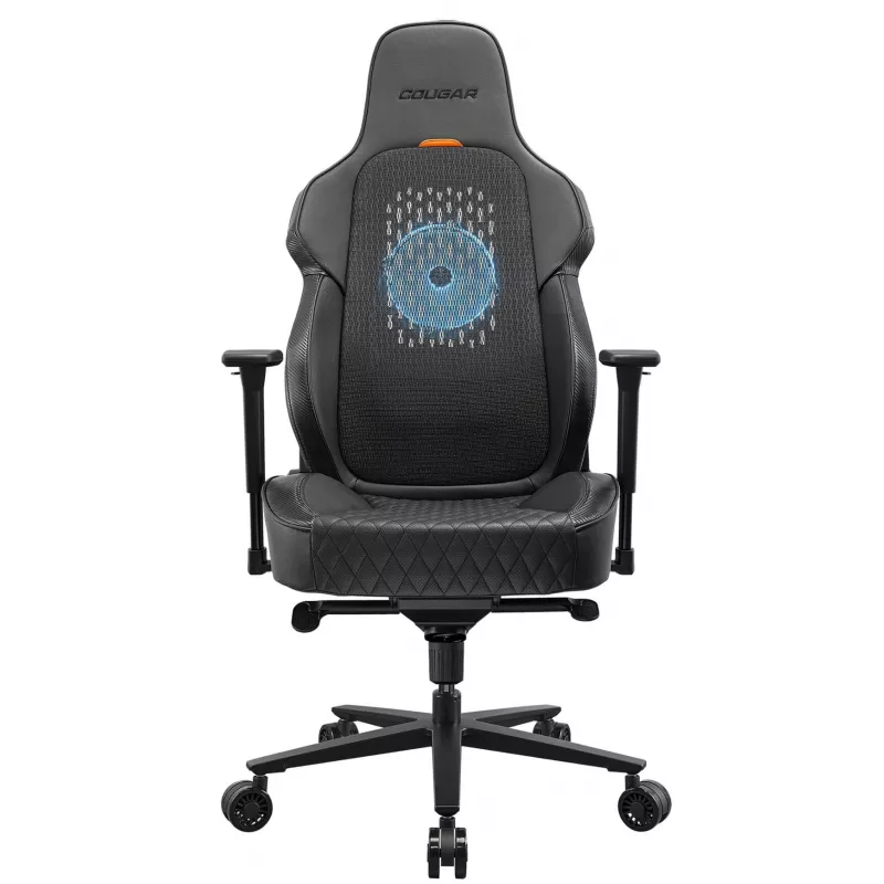 COUGAR CGR-ARP-BLB Silla gaming universal Asiento acolchado Negro, Naranja