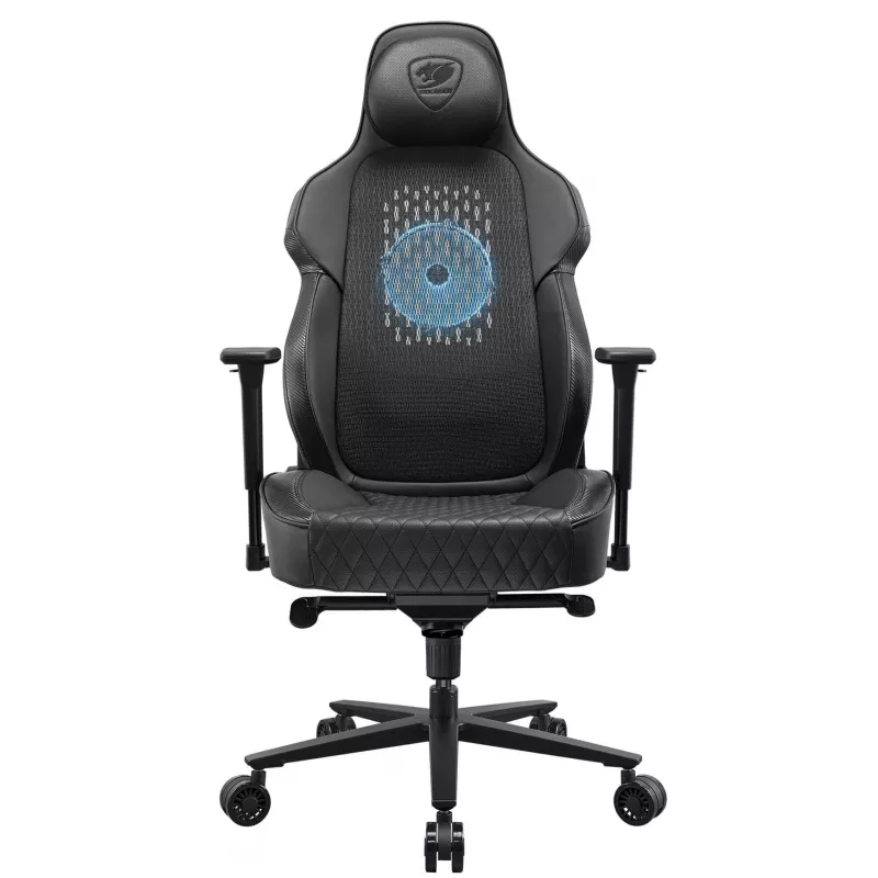COUGAR CGR-ARP-BLB Silla gaming universal Asiento acolchado Negro, Naranja