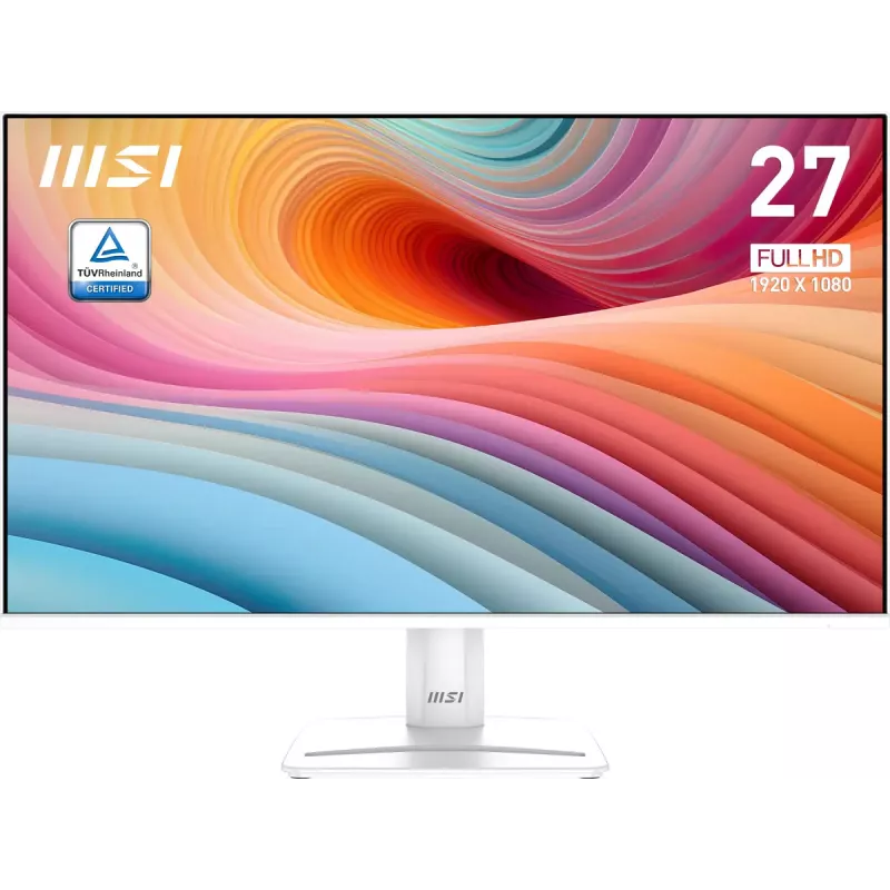 MSI Pro MP275W E2 Monitor de ordenador 68,6 cm (27 pulgadas) 1920 x 1080 píxeles Full HD LED Blanco