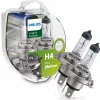 Philips LongLife EcoVision 12342LLECOS2 mayor durabilidad, 60 W, 12 V, H4, 3100 K, 2 uds.