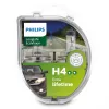 Philips LongLife EcoVision 12342LLECOS2 mayor durabilidad, 60 W, 12 V, H4, 3100 K, 2 uds.