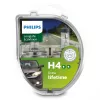 Philips LongLife EcoVision 12342LLECOS2 mayor durabilidad, 60 W, 12 V, H4, 3100 K, 2 uds.