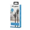 Cable LANBERG USB-A a USB-A 2.0, conector macho a conector hembra, 1,8 m, negro