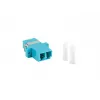 Adaptador de fibra óptica LANBERG MM LC/UPC Dúplex OM3