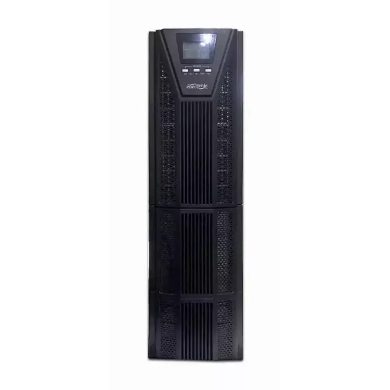 Sistema de alimentación ininterrumpida SAI Gembird EG-UPSO-6000 doble conversión online 6 kVA 6000 W 6 salidas AC batería VRLA LCD negro torre