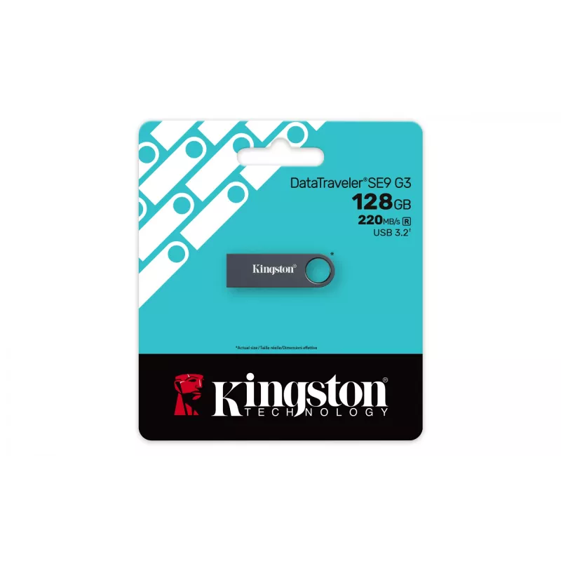 Kingston DataTraveler SE9 G3 memoria USB 128 GB, USB 3.2 Gen 1, negro