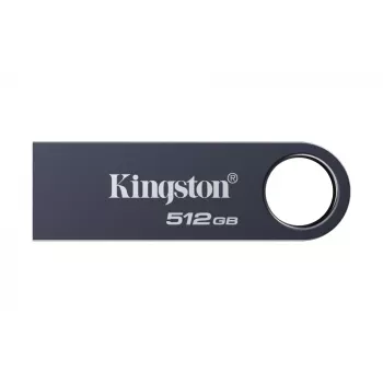 Memoria USB KINGSTON DataTraveler SE9 G3 512 GB – USB Type-A, USB 3.2 Gen 1, 220/100 MB/s, sin tapa, Dark Nickel