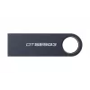 Memoria USB KINGSTON DataTraveler SE9 G3 512 GB – USB Type-A, USB 3.2 Gen 1, 220/100 MB/s, sin tapa, Dark Nickel