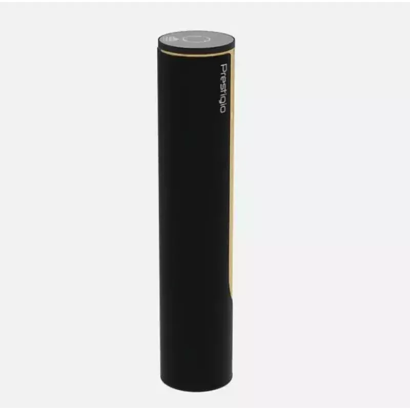 Sacacorchos eléctrico Prestigio PWO104GD, negro/oro, altura 228 mm, peso 350 g