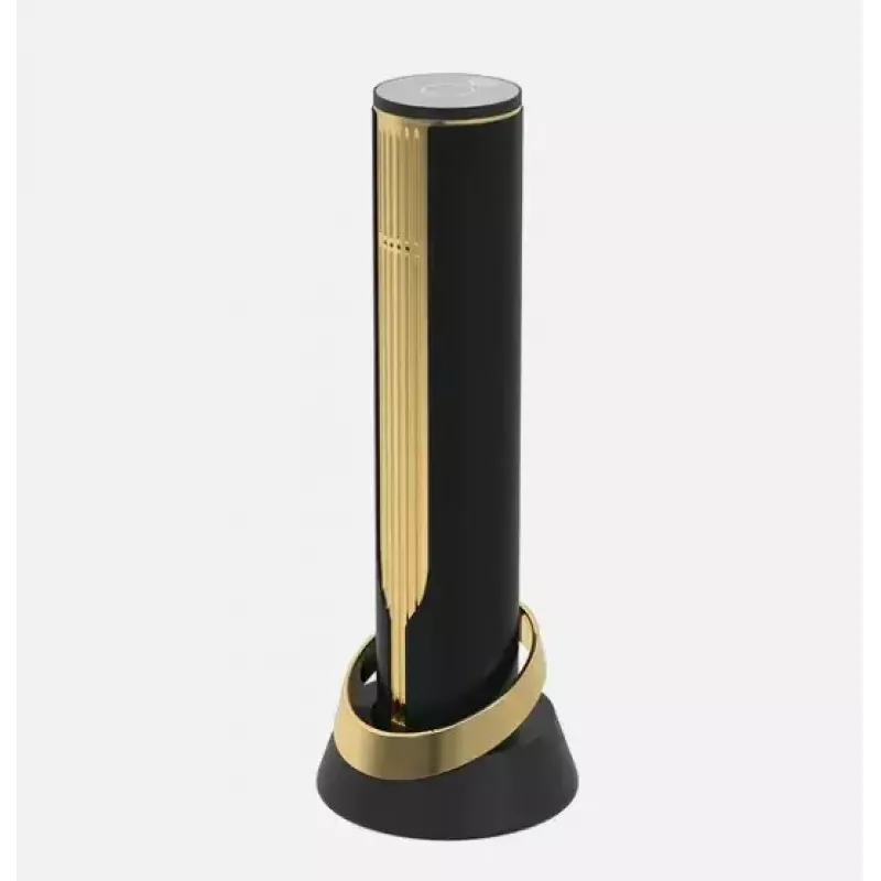 Sacacorchos eléctrico Prestigio PWO104GD, negro/oro, altura 228 mm, peso 350 g