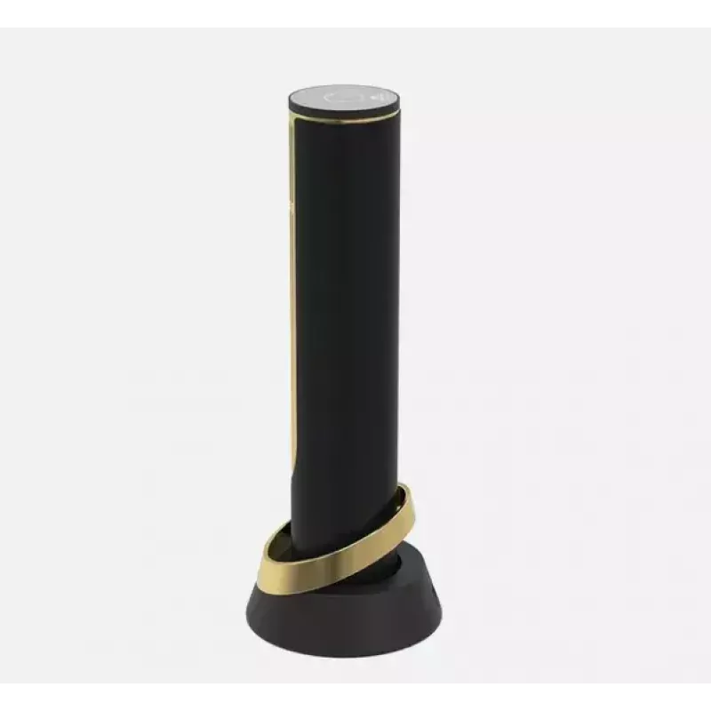Sacacorchos eléctrico Prestigio PWO104GD, negro/oro, altura 228 mm, peso 350 g