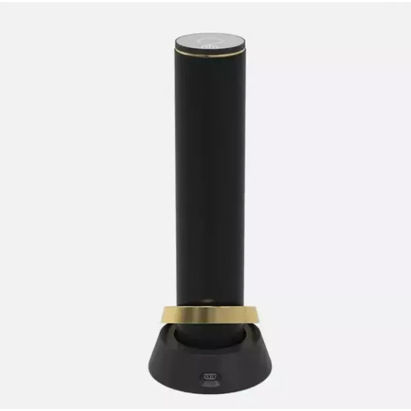 Sacacorchos eléctrico Prestigio PWO104GD, negro/oro, altura 228 mm, peso 350 g