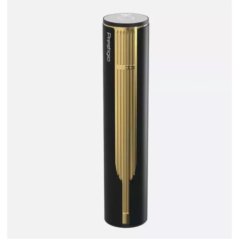 Sacacorchos eléctrico Prestigio PWO104GD, negro/oro, altura 228 mm, peso 350 g