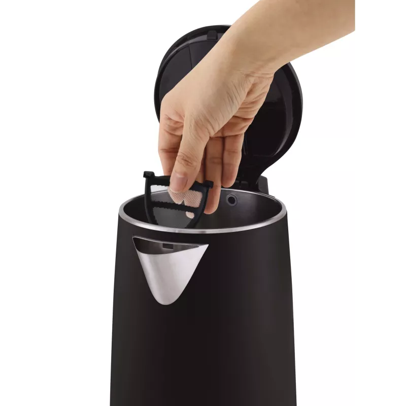 Hervidor eléctrico Tefal KO3718 1,5 L 2400 W negro, acero inoxidable