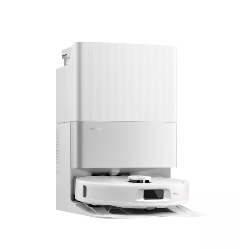 Robot aspirador Roborock Qrevo C Pro — blanco, depósito de polvo 0,325 l, 180 min de autonomía, Li-Ion 5200 mAh, forma redonda