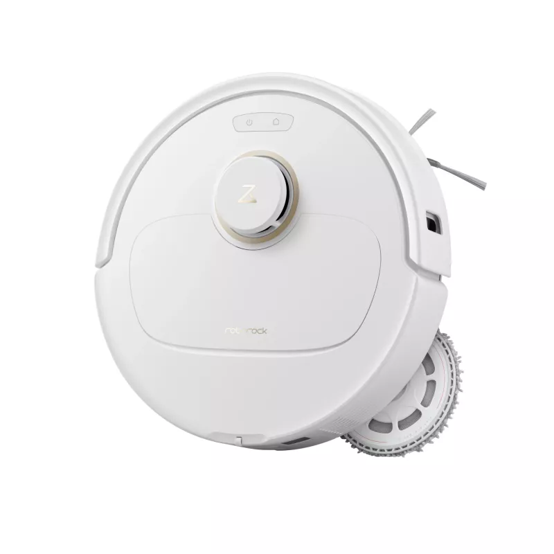 Robot aspirador Roborock Qrevo C Pro — blanco, depósito de polvo 0,325 l, 180 min de autonomía, Li-Ion 5200 mAh, forma redonda