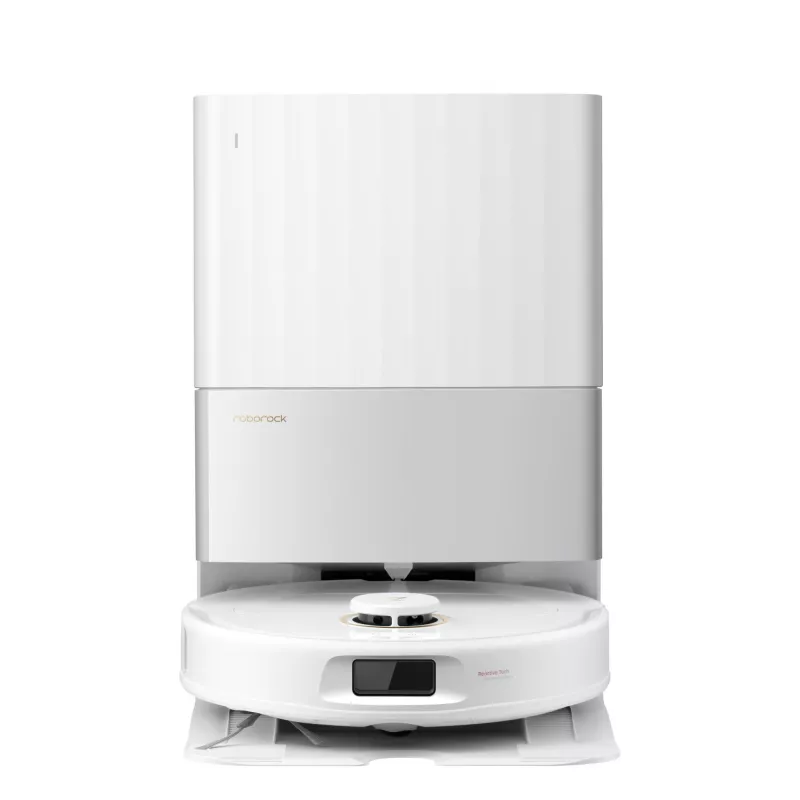 Robot aspirador Roborock Qrevo C Pro — blanco, depósito de polvo 0,325 l, 180 min de autonomía, Li-Ion 5200 mAh, forma redonda