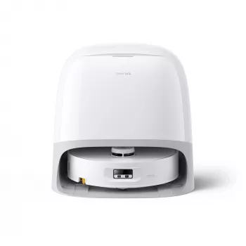 Robot aspirador Roborock Qrevo Curv 2 Flow – bolsa de polvo, 0,325 l, Li-Ion 5200 mAh, 240 min, blanco