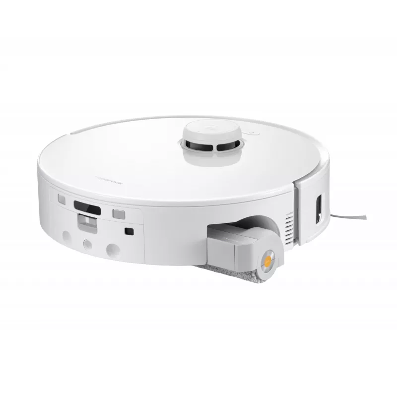 Robot aspirador Roborock Qrevo Curv 2 Flow – bolsa de polvo, 0,325 l, Li-Ion 5200 mAh, 240 min, blanco