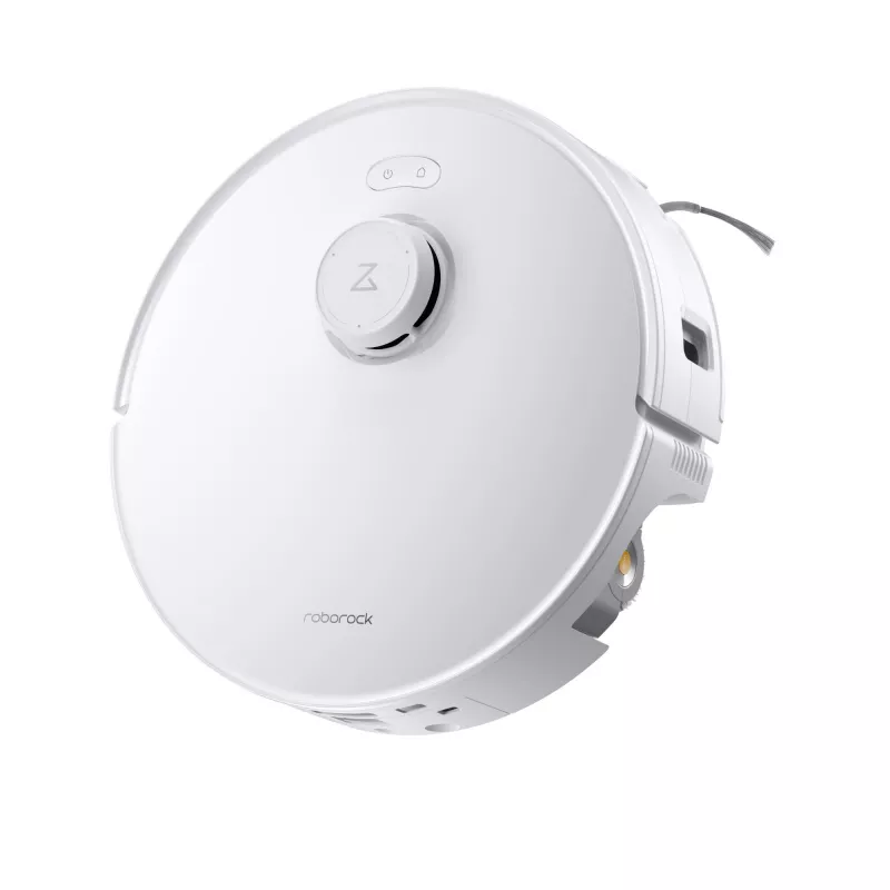Robot aspirador Roborock Qrevo Curv 2 Flow – bolsa de polvo, 0,325 l, Li-Ion 5200 mAh, 240 min, blanco