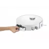 Robot aspirador Roborock Qrevo Curv 2 Flow – bolsa de polvo, 0,325 l, Li-Ion 5200 mAh, 240 min, blanco