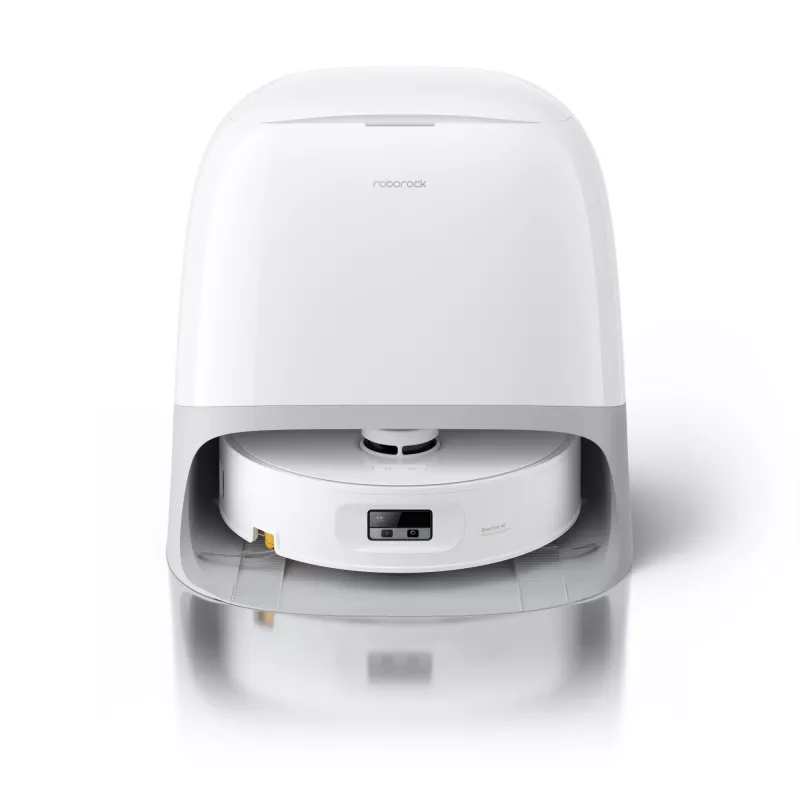Robot aspirador Roborock Qrevo Curv 2 Flow – bolsa de polvo, 0,325 l, Li-Ion 5200 mAh, 240 min, blanco