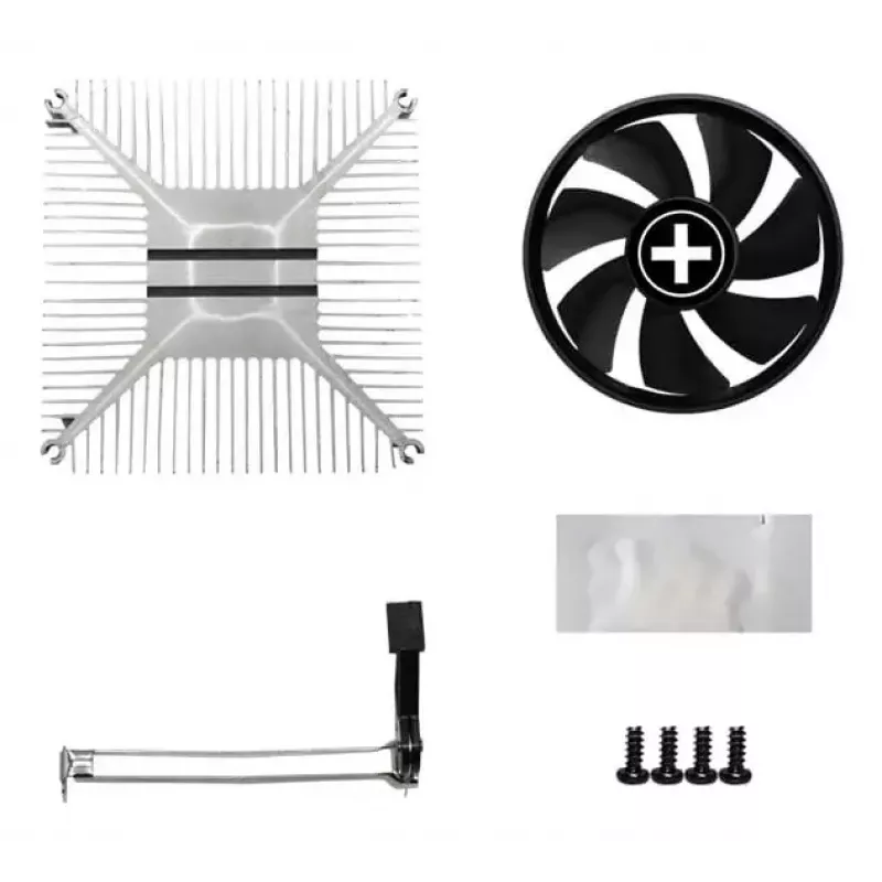 Ventilador de CPU XILENCE A250PWM.B, ventilador de 92 mm, rodamiento hidráulico, TDP 89 W, para zócalo AM4/AM5, negro