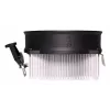 Ventilador de CPU XILENCE A250PWM.B, ventilador de 92 mm, rodamiento hidráulico, TDP 89 W, para zócalo AM4/AM5, negro